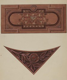 Inlaid Wood Panel, c. 1936. Creator: William A. Kropp.