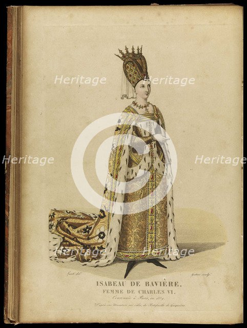 Isabeau de Bavière, Queen of France, Late 18th cent.. Artist: Gatine, Georges Jacques (1773-1831)
