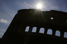 Colosseum or Flavian Amphitheatre, Rome, Italy, 2009. Creator: LTL.