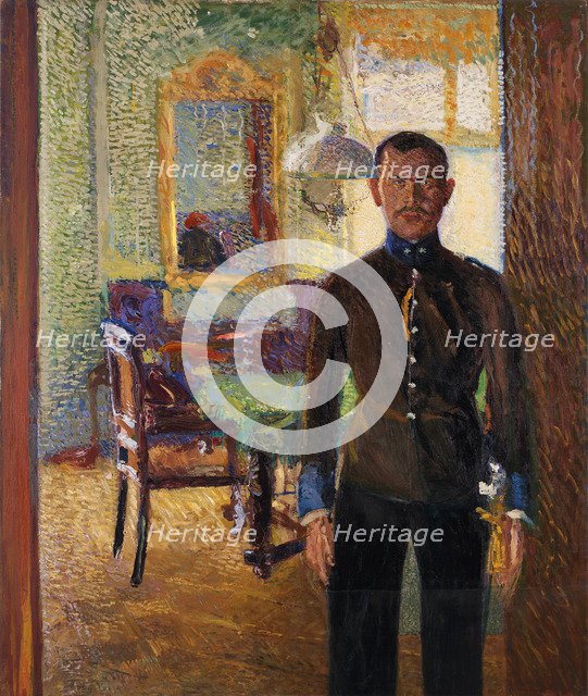 Portrait of the Reserve Lieutenant Alois Gerstl, 1906.