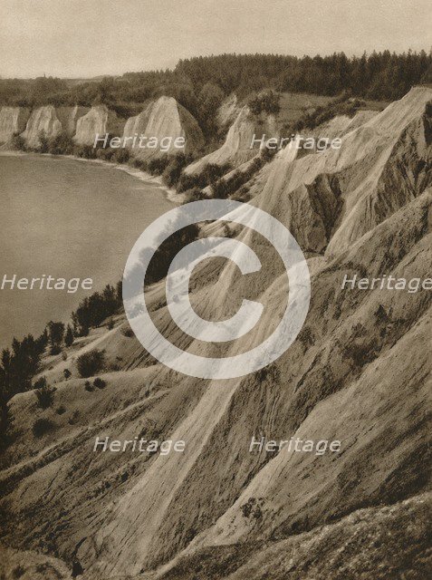 'Erosions on the Inn near Wasserburg', 1931. Artist: Kurt Hielscher.