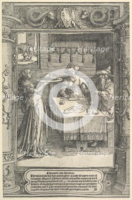 Salome with the Head of John the Baptist, ca. 1517. Creator: Lucas van Leyden.