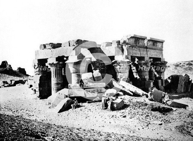 Ombos Temple, Nubia, Egypt, 1887. Artist: Henri Bechard