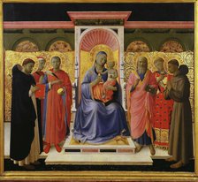 Sacra Conversazione (Annalena Altarpiece), ca 1435. Creator: Angelico, Fra Giovanni, da Fiesole (ca. 1400-1455).