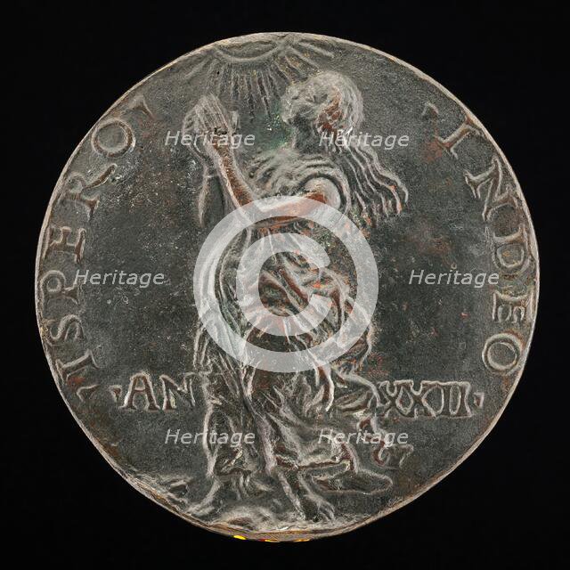 Hope Gazing at the Sun [reverse]. Creator: Unknown.