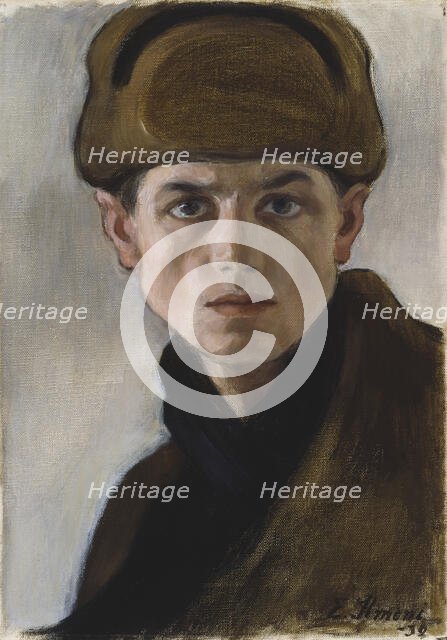 Self-Portrait, 1932. Creator: Einar Ilmoni.