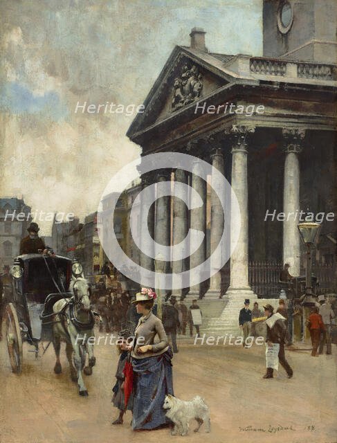 St Martin-in-the-Fields, 1888. Creator: Logsdail, William (1859-1944).