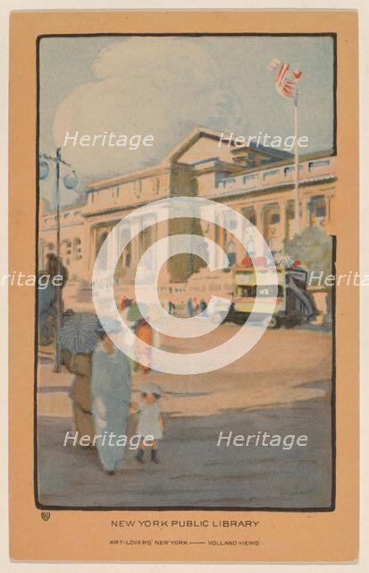 New York Public Library, 1914. Creator: Rachael Robinson Elmer.