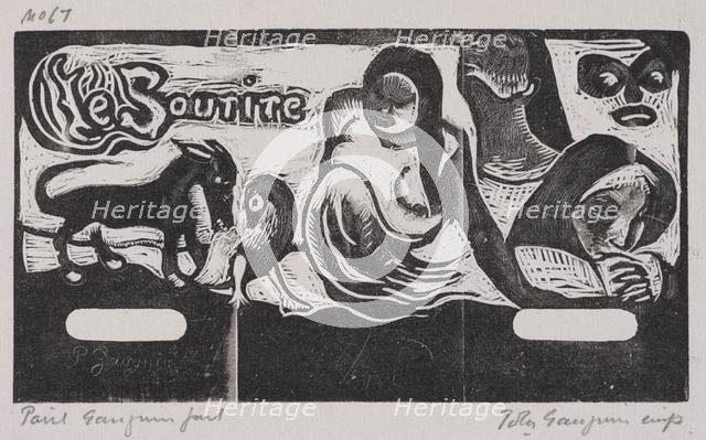 Tahitian Series: The Smile. Creator: Paul Gauguin (French, 1848-1903).