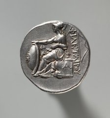 Tetradrachm: Head of Philetauros with Laureate Diadem (reverse), 262-241 BC. Creator: Unknown.