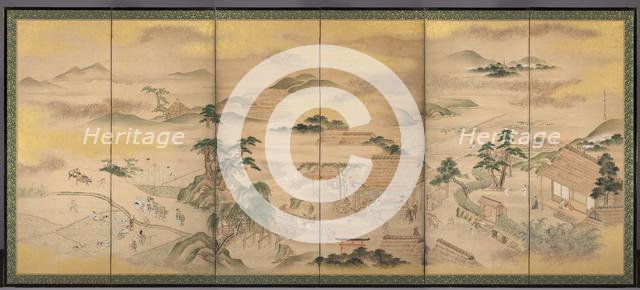 Spring and Autumn Farming, 1700s. Creator: Ko Sukoku (Japanese, 1730-1804).