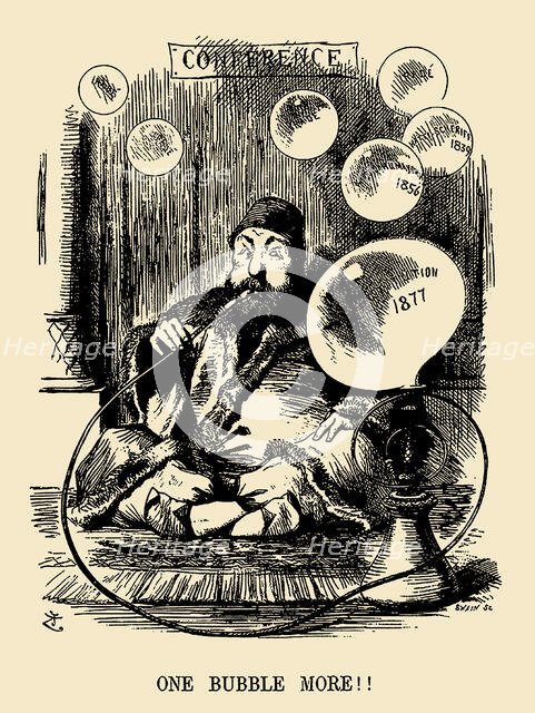 One Bubble More!! (From Punch Magazine) , 1877. Creator: Tenniel, Sir John (1820-1914).