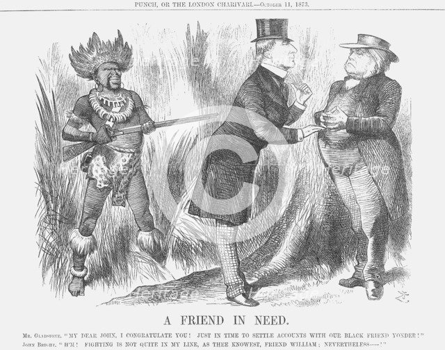 'A Friend in Need', 1873. Artist: Joseph Swain