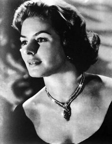 Ingrid Bergman, Swedish film actress. Artist: Unknown