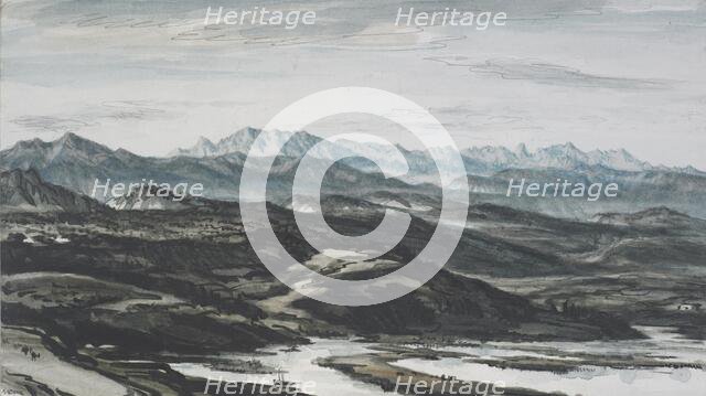 Asturian Coast, c.1916. Creator: David Muirhead Bone.