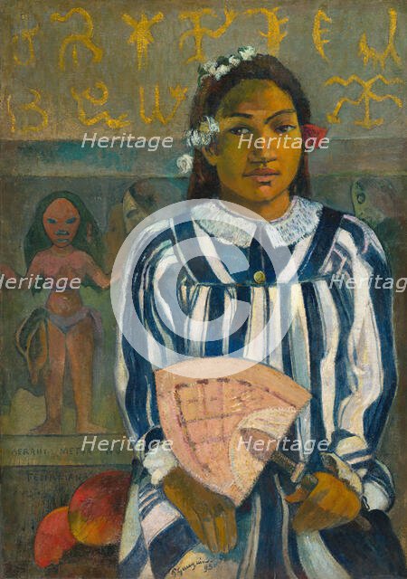 Merahi metua no Tehamana (Tehamana Has Many Parents or The Ancestors of Tehamana), 1893. Creator: Paul Gauguin.