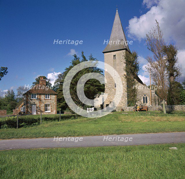 Bosham Church in Sussex, 9th century. Artist: Unknown