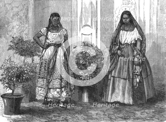 'A Mexican Courtyard (Patio); A Zigzag Journey through Mexico', 1875. Creator: Unknown.