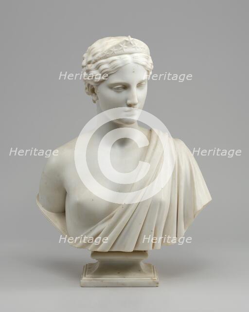 America, model 1850-1854, carved after 1854. Creator: Hiram Powers.