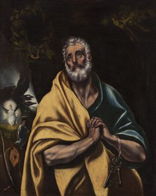 The tears of Saint Peter, 1600. Creator: El Greco, Dominico (1541-1614).