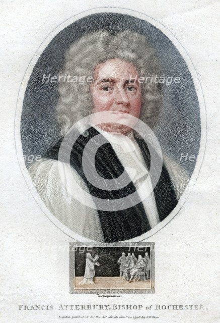 'Francis Atterbury', English man of letters, politician and bishop, 1798.Artist: J Chapman