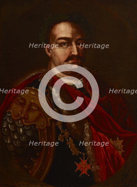 Portrait of John III Sobieski (1629-1696), King of Poland, 1820. Creator: Jan Tuszynski.
