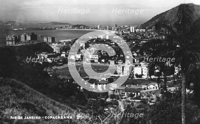 Copacabana, Rio de Janeiro, Brazil, c1937. Artist: Unknown