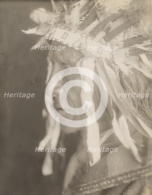 Ogalala Chief, 1905. Creator: Edward Sheriff Curtis.