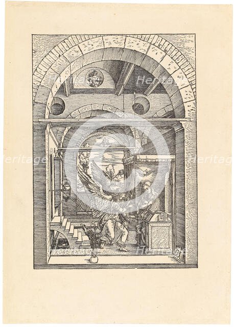 The Annunciation, from The Life of the Virgin, ca 1503. Creator: Dürer, Albrecht (1471-1528).