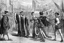 Scene from "Mary, Queen o' Scots," at the Princess's Theatre, 1874. Creator: Unknown.