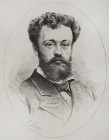 Raimundo de Madrazo y Garreta (1841-1920), Spanish painter, 1878.  Creator: Unknown.