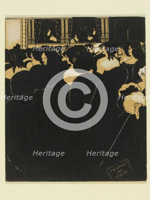 The Wagnerites, 1894. Creator: Beardsley, Aubrey  .