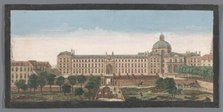 View of the Hôpital de la Salpêtrière in Paris, 1700-1799. Creator: Anon.