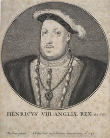 Henry VIII, 1647. Creator: Wenceslaus Hollar.