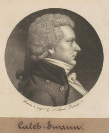 Caleb Swan, 1799. Creator: Charles Balthazar Julien Févret de Saint-Mémin.