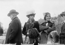Genevieve Clark with Champ Clark And Mrs. Clark, 1911. Creator: Harris & Ewing.