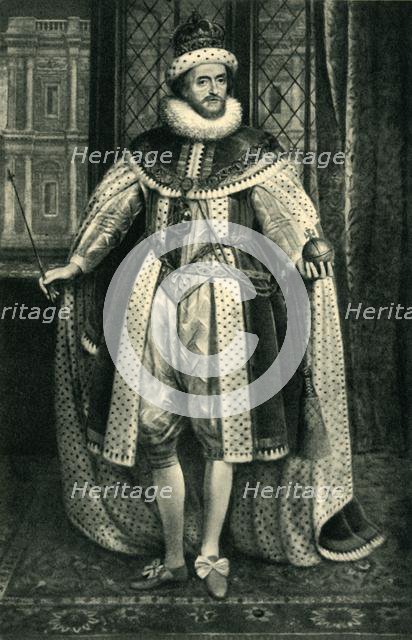 James I, 1620, (1943).  Creator: Unknown.