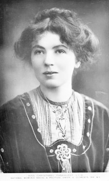 Christabel Harriette Pankhurst, c1909. Artist: Unknown