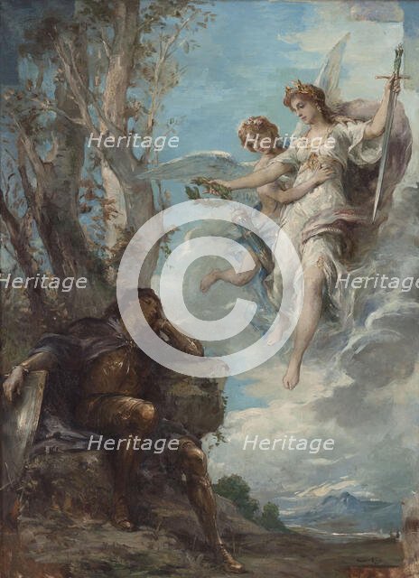 The Knight's Dream. Creator: Henri Leopold Lévy.