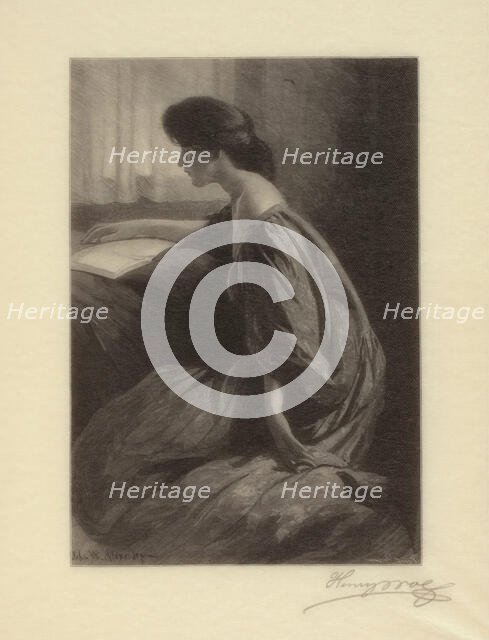 A Quiet Hour, 1903. Creator: Henry Wolf.