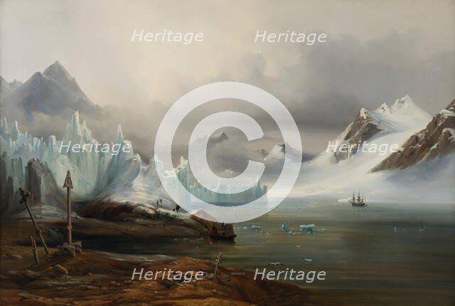 View from Spitzbergen. Creator: Auguste Etienne Francois Mayer.