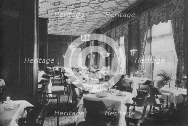 The Tudor Dining Room, Melbourne Hotel, St Louis, Missouri, 1924. Artist: Unknown.