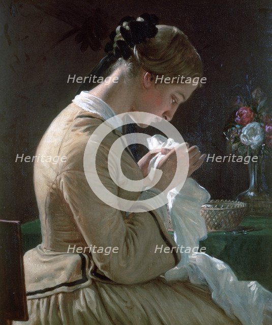 'Portrait of Thora Maria Borch', c1830-1873. Artist: Wilhelm Marstrand