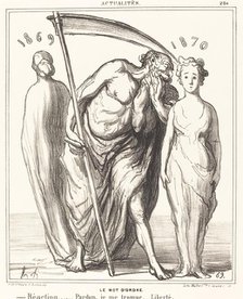 Le Mot d'Ordre, 1869. Creator: Honore Daumier.