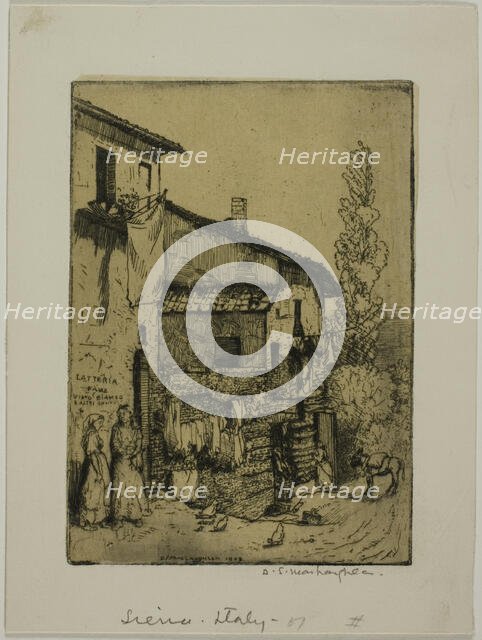 Siena, 1905. Creator: Donald Shaw MacLaughlan.