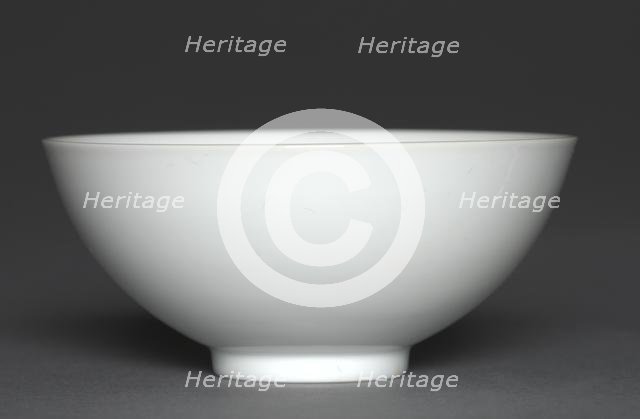 Bowl with Orchids, 1736-1795. Creator: Unknown.