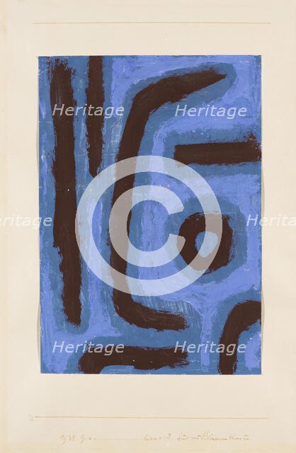 Akkord für ein Blumentheater, 1938. Creator: Klee, Paul (1879-1940).