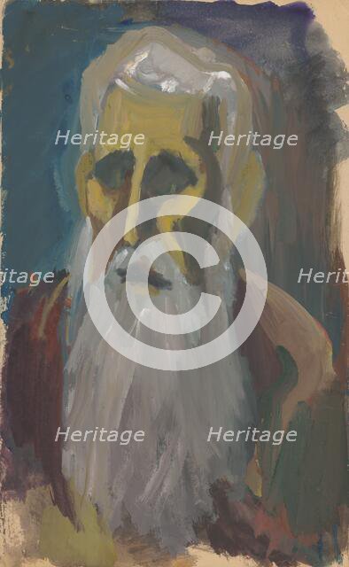 Old man's head, 1940/1944. Creator: Ján Novák.