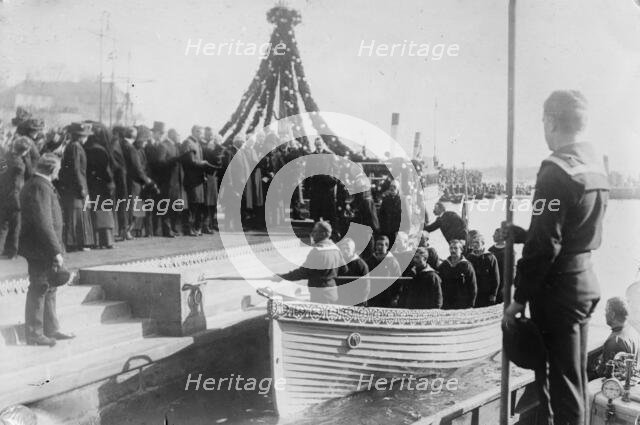 Bjornson funeral, Christiania, 1910. Creator: Bain News Service.