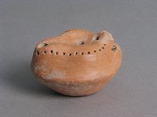 Oil Lamp, Coptic, 4th-7th century. Creator: Unknown.